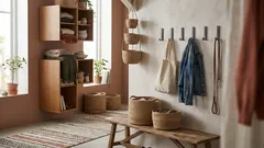 Farväl, kaos: 5 snygga sätt att organisera småsaker i hallen