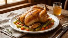 Ugnsbräserad kyckling: Så håller du den saftig – ett recept från en kock